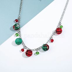 Рождественские ожерелья с подвесками из сплава&nbsp;FS-WG3C4A2-01