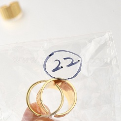 Открытые манжеты из латуни с микро-паве и кубическим цирконием для женщин RJEW-M022-20G