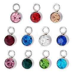 10 шт. подвески со стеклянными стразами&nbsp;STAS-TA0003-26K