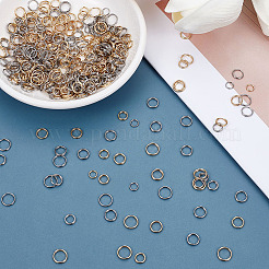 480 шт. 8 стиля разъемных колец из нержавеющей стали 304 STAS-ME0002-62