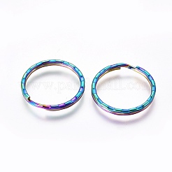 Ионное покрытие (ip) 304 нержавеющая сталь разъемные брелоки STAS-G201-09A-M