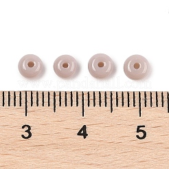 Стеклянные бусины с имитацией нефрита SEED-Q038-01H