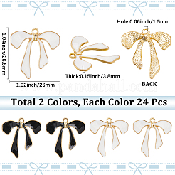 48шт 2 цвета сплава эмалевые подвески&nbsp;ENAM-SC0006-56