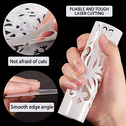 Сердечная тема пластиковый рисунок трафареты шаблоны DIY-GF0001-07