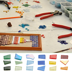 291 шт. 3-х цветная фарфоровая мозаичная плитка PORC-WR0001-01A