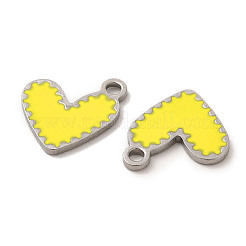 Подвески из нержавеющей стали 304 с эмалью&nbsp;STAS-M308-14P-03