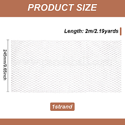 2 m Deko-Mesh-Bänder&nbsp;SRIB-WH0011-177A