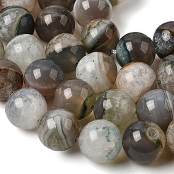 Природный агат бисер нитей&nbsp;G-F820-K06-16mm-01C