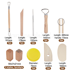 1 Set Werkzeugsätze für Tonarbeiten&nbsp;DIY-GA0006-68