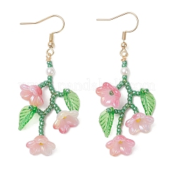 Серьги-подвески из нержавеющей стали 304 EJEW-MZ00587-01