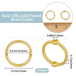 100шт стойка с покрытием из сплава рамы для бусин FIND-BBC0002-33