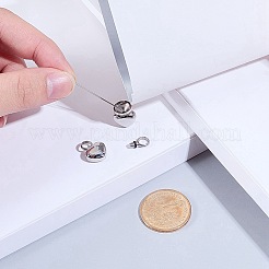 2 ciondolo per urna portacenere a forma di cuore in acciaio inossidabile&nbsp;STAS-CN0001-72