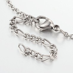 Браслеты на ногу с подвеской в виде бабочки из нержавеющей стали AJEW-AN00104-02