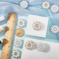 10шт цветок пришить стразами FIND-GF0004-93S