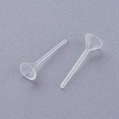 Accessoires de puces d'oreilles en plastique&nbsp;KY-G006-02-5m