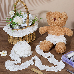 5 м хлопчатобумажной вышивки с отделкой складками&nbsp;OCOR-AR0002-06A