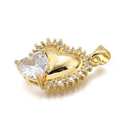 Латунные микро проложить кубического циркония подвески KK-K401-07C-01