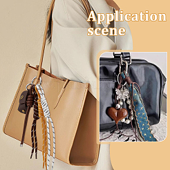 4 шт. 4 стиля: искусственная кожа/нейлоновый плетеный шнур с кисточками для сумок&nbsp;PURS-PH0001-37
