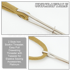 8 шт. 2-х стильный железный нитевдеватель&nbsp;DIY-UN0005-72