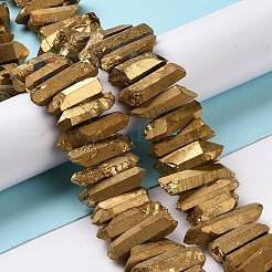 Натуральный кристалл кварца точки бусины нити G-K181-B15