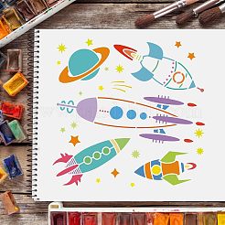 Пластиковые многоразовые шаблоны трафаретов для рисования&nbsp;DIY-WH0172-329