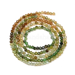 Нити бусин из натурального зеленого турмалина градиентного цвета&nbsp;G-Z106-H02-02A