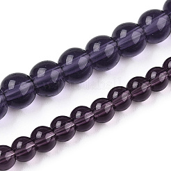 Fili di perline do vetro trasparente&nbsp;GLAA-T032-T6mm-03