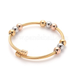 Браслеты-зажимы из нержавеющей стали 304&nbsp;BJEW-L642-26MP