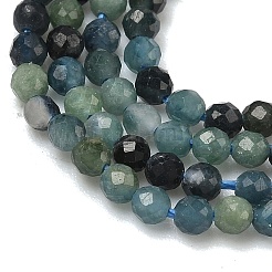 Brins de perles de tourmaline bleue naturelle&nbsp;G-B168-A06-2mm