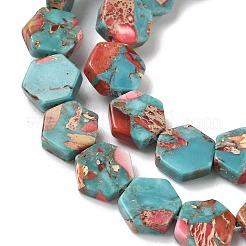 Окрашенные синтетические нити из имперской яшмы G-D337-10mm-A03