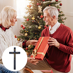 Croix de Pâques avec Jésus&nbsp;DJEW-WH0016-52A