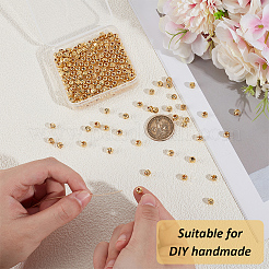 180 шт. Латунные дистанционные бусины&nbsp;KK-BC0014-23G