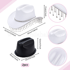 Chapeau de cowboy en feutre pour hommes&nbsp;DIY-WH0077-118