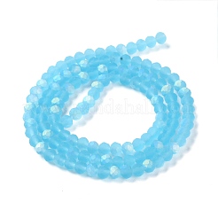 Chapelets de perles en verre transparente  &nbsp;LS-EGLA-A044-T8mm-MB08