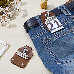 Porta numero in pelle PU&nbsp;OFST-WH0709-071