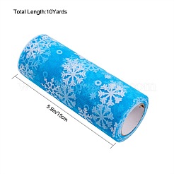 Cintas de malla decorativa de copo de nieve&nbsp;OCOR-P010-G13