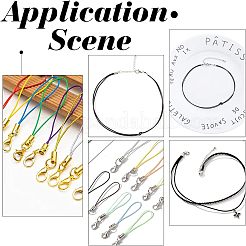 40 шт. 4 наконечника для шнура из нержавеющей стали 304 STAS-UN0029-93