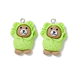 Подвески из непрозрачной смолы RESI-G046-05P