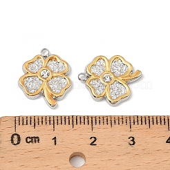 Подвески из нержавеющей стали 304 со стразами STAS-T068-64GP