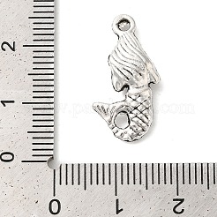 Тибетском стиле сплава русалка подвески&nbsp;TIBEP-Q043-223-RS