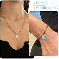 20pcs 4 pendentifs en alliage de couleurs&nbsp;ENAM-YW0009-44