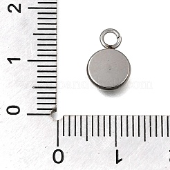 Cabochon-Fassungen für Anhänger aus Edelstahl 304&nbsp;STAS-F365-02B-P