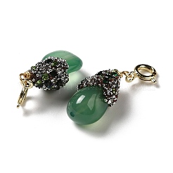 Естественно агат кулон украшения G-M409-07G