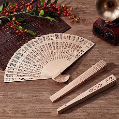 Деревянные складные вентиляторы AJEW-WH20001-83A