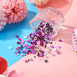 DIYビーズジュエリー作りの検索キット  インディゴ  2~6mm  約25~33 G /袋&nbsp;DIY-TAC0009-10H