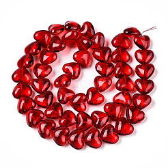 Прозрачные стеклянные бусины нити&nbsp;X-GLAA-T023-13A