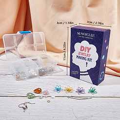 Kit fai da te per realizzare orecchini a forma di fiore&nbsp;DIY-SC0011-94
