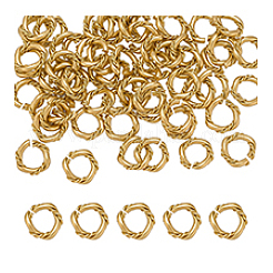 60 шт. латунные открытые кольца для прыжков KK-PH0013-09