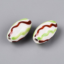 Фарфоровые бусины ручной работы PORC-T134-15B