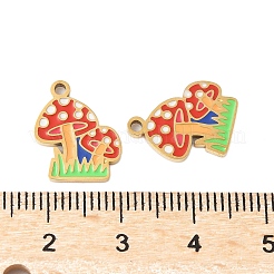 304 Edelstahl-Emaille-Anhänger&nbsp;STAS-R168-22G-01